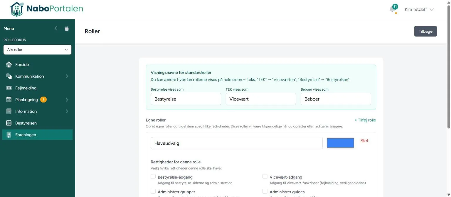 Navn og farve – skærmbillede fra NaboPortalen