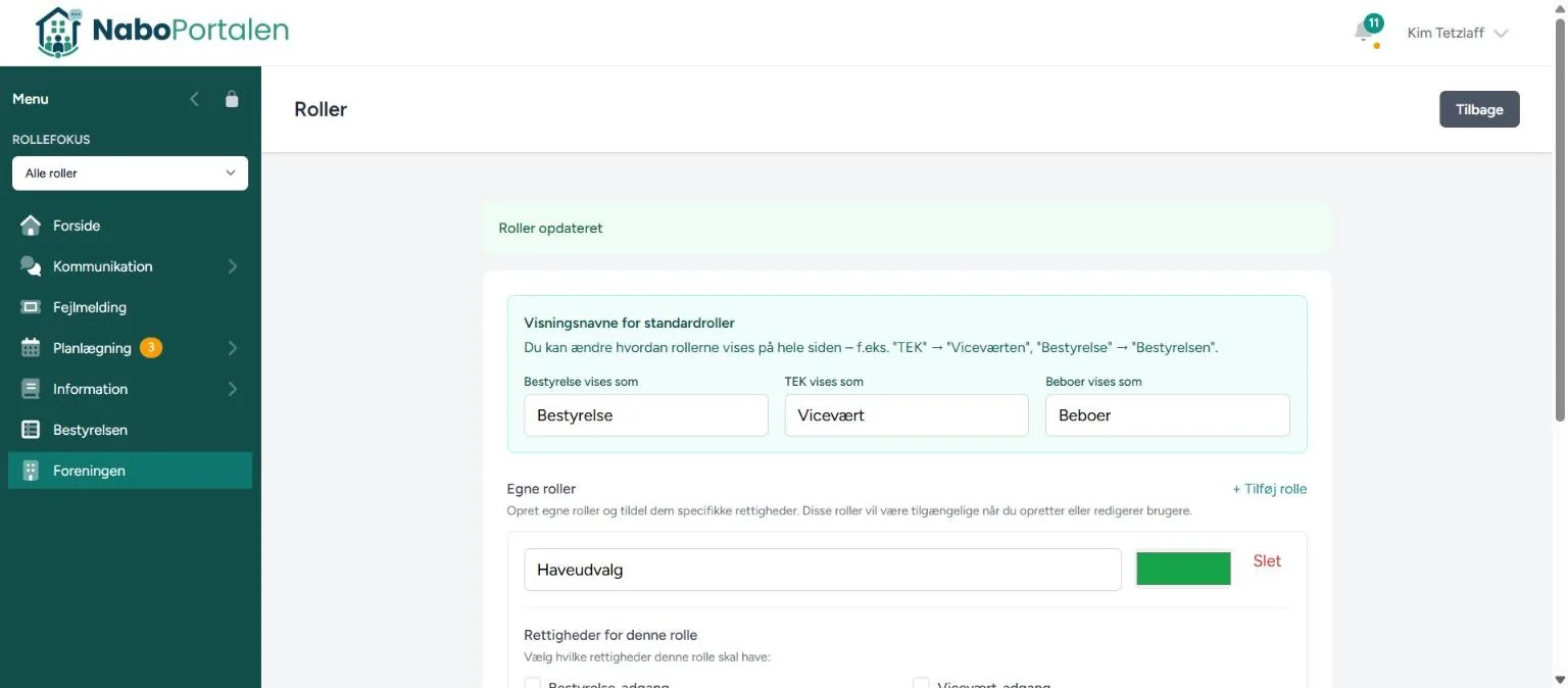 Gem roller – skærmbillede fra NaboPortalen