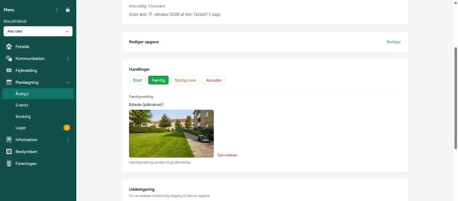 Billede under Færdigmelding – skærmbillede fra NaboPortalen